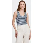 Top Secret dámské pruhované tílko tmavě modré Velikost: 42