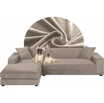 Napínací potah Potah na pohovku (kanape) Ubieramy-meble béžový