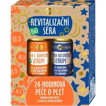 Kosmetická sada Purity Vision Revitalizační séra BIO dárková sada