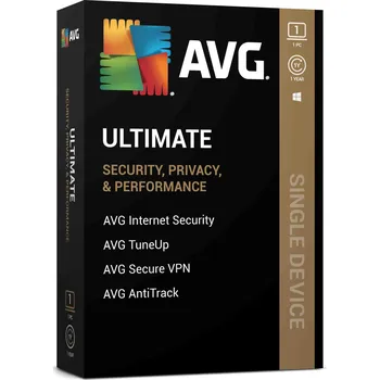 Antivir _Nová AVG Ultimate pro Windows 1 zařízení na 36 měsíců