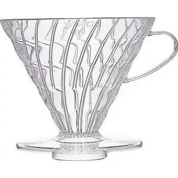 Dripper Hario Dripper V60 (VDR-03-T) čirý, plastový - objednávky do 15:00 doručíme zítra