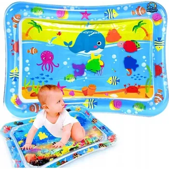 Hračka pro nejmenší NAFUKOVACÍ VODNÍ SENZORICKÁ PODLOŽKA PRO MIMINKA 68 cm