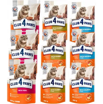 Krmivo pro kočku Club 4 Paws vlhké krmivo s hovězím masem 0,1 kg