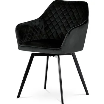 Jídelní židle Nábytek PEGAS s.r.o. Jídelní židle, černá, sametová látka, DCH-425 BK4