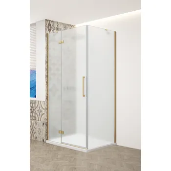 GELCO - TRINITY GOLD obdélníkový kout 1000x800 levý, matné sklo, GT5680-10ML-G GT5680-10ML-G