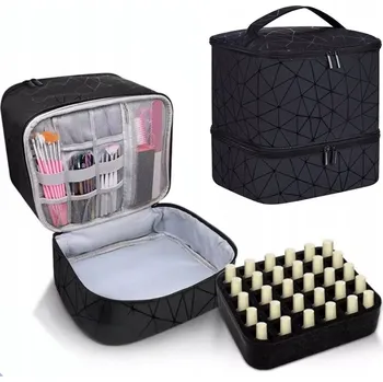 Kosmetická taška Kosmetická taštička kufřík na laky na nehty a lampu