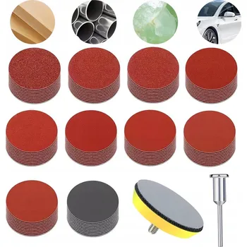 Brusný kotouč 102 KS BRUSNÉHO PAPÍRU PRO BROUŠENÍ KOTOUČ KOTOUČE NA SUCHÝ ZIP 75 mm