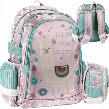 Školní batoh ŠKOLNÍ BATOH s LAMOU pro DÍVKY LAMA PASO