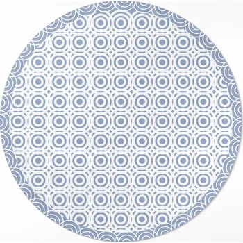 Koberec Koberec z PVC Kulatý Vnitřní průměr 50 cm Kompozice skvrn ve stylu boho