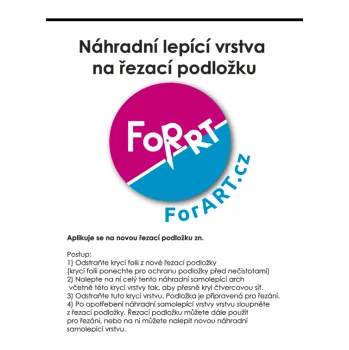 Řezačka papíru Náhradní lepící vrstva na řezací podložku rozměr: 11,5x30cm JOY, počet kusů: 5ks