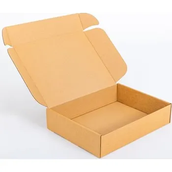 Obalový materiál Poštovní kartonová krabice 400x300x90 mm 3VVL B 450g/m2 hnědá kraftliner - paleta 620 ks