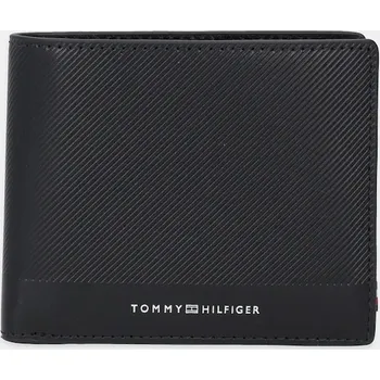 Peněženka Kožená peněženka Tommy Hilfiger AM0AM13509 černá 99X, vel. ONE SIZE