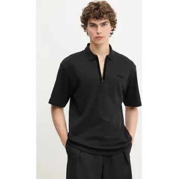Pánské tričko Polo tričko HUGO Dubilo 50542313 černá 99X, vel. L