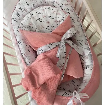 Hnízdečko pro miminko Letní sada do postýlky pro miminko – Borůvčí