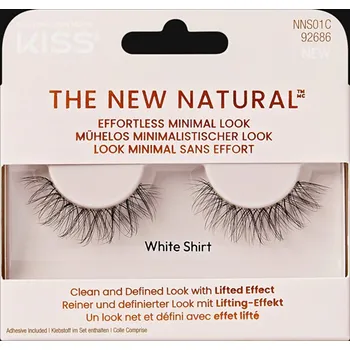 Umělé řasy Kiss My Face The New Natural 01 White Shirt Lashes - Umělé řasy