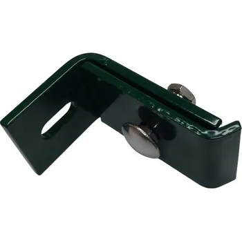 Příslušenství pro plot Příchytka do zdi ve tvaru "L" 65x45mm RAL 6005