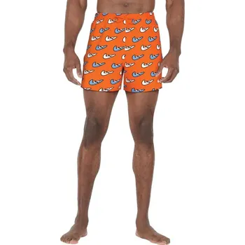 Pánská móda Pánské plavky NIKE SWIM-MULTI PRINT-ORANGE BLAZE Oranžová L