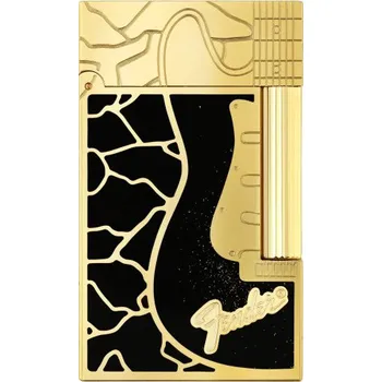Zapalovač S.T. DUPONT - Line 2 - FENDER BLACK / GOLD LE - Zapalovač na doutníky