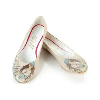 Dámské baleríny Dámské klasické balerínky Goby 1034 36