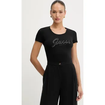 Pánské tričko Tričko Guess W5YI46.J1314 černá 99X, vel. L