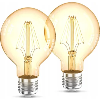 Žárovka 2x DEKORATIVNÍ LED ŽÁROVKA - EDISON - 4W - RETRO -