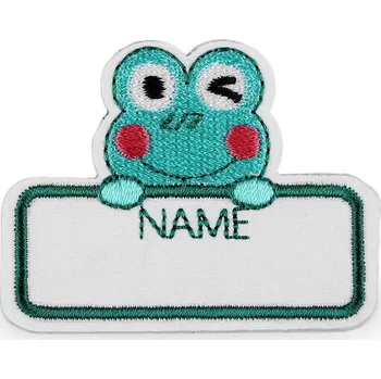 Galanterie Stoklasa Jmenovka/štítek nalepovací textilní žabička