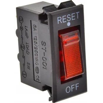 modulární přístroj a rozvaděč Jistič ST-001 bimetalický GZ-001 250V 10A