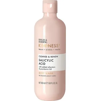 Sprchový gel Baylis & Harding Kindness+ Salicylic Acid Obnovující sprchový gel s kyselinou salicylovou, 500 ml