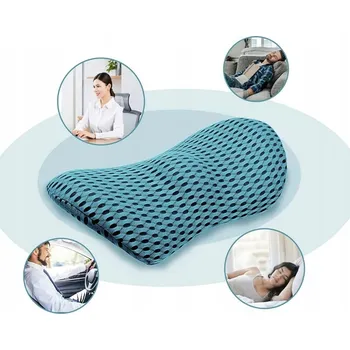 Polštář POLŠTÁŘ OPĚRKA Z PAMĚŤOVÉ PĚNY DO AUTA PRO PODPORU ZAD