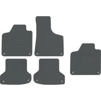 autokoberec Kobercové rohožky Edecor velurové 5 ks