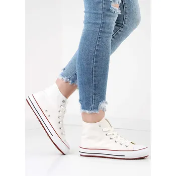 Dámské tenisky B. B. G. Kotníkové plátěné tenisky BN-31WH Velikost: 36