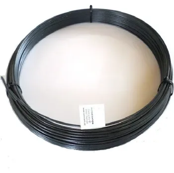 Příslušenství pro plot Napínací drát PRIMA poplastovaný | antracitová šedá RAL 7016 | drát 3,4 mm | svitek 78 m