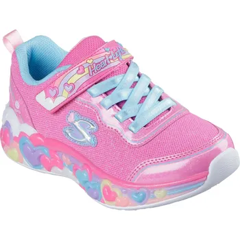 Dívčí tenisky Dívčí rekreační obuv SKECHERS-S Lights Eternal Heart Lights K hot pink/multi trim Růžová 27