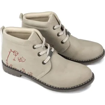 Dámské polobotky Dámské šněrovací kotníkové polobotky Goby PH256 36