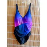 Dámské jednodílné plavky S1264 fialové vel.XL