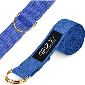 4FIZJO Pás na jógu 4FIZJO 300 cm MODRÁ