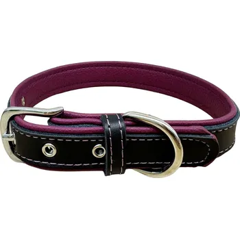 Obojek pro psa Petify Kožený obojek pro psa Loyal fialový Velikost: XXS