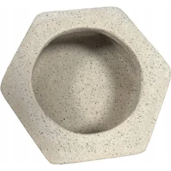 Svícen Šedý podstavec pod svíčku, svícen