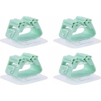 Věšák Držák na kartáček na zeď, samolepicí věšák 4 KUSY