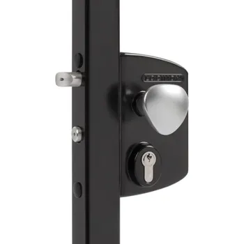 příslušenství k bráně Elektrický zámek LOCINOX LIKQ U4 s funkcí FAIL CLOSE | pro hranatý profil 40-60 mm | černá RAL 9005