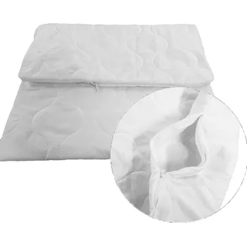 Polštář VÝSYPEK NA POLŠTÁŘ 50x50 PROŠÍVANÝ S ZIPEM BÍLÝ PRO POLŠTÁŘ ČESKÝ VÝROBEK