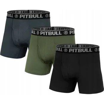 Podprsenka Pánské boxerky Pitbull bavlna mikrovlákno 3-pack