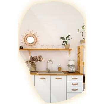 Zrcadlo Zrcadlo Tulup nástěnné asymetrické 900 x 585 mm