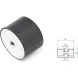 Silentblok 30/30 M8 TYP 3 (80.12) RUBENA Silentblok standardní, šířka=30mm, výška=30mm, závit=M8