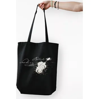 CityZen - SMETANA Bavlněná taška černá G klíč