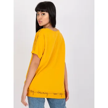 Dámská košile Halenka RV BZ 7647.62P jasně oranžová S/M