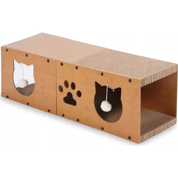 Nízké škrabadlo, pelíšek, škrabací podložky GLOBANI do 60 cm