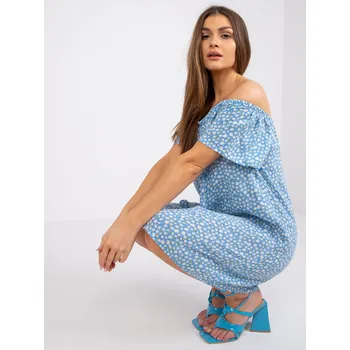 Dámské šaty Dámské šaty-D73771M30145H-světle modré M