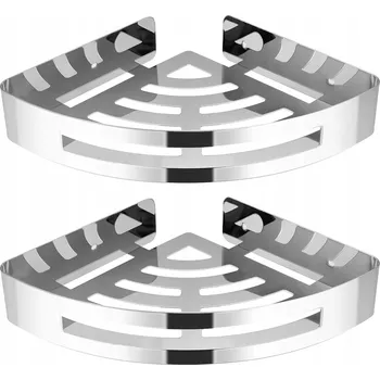 Drátěná police ROHOVÁ POLIČKA DO SPRCHY Z OCELI SUS 304