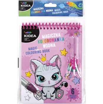 omalovánky Magická opakovaně použitelná vodní omalovánka Kidea Koťátka